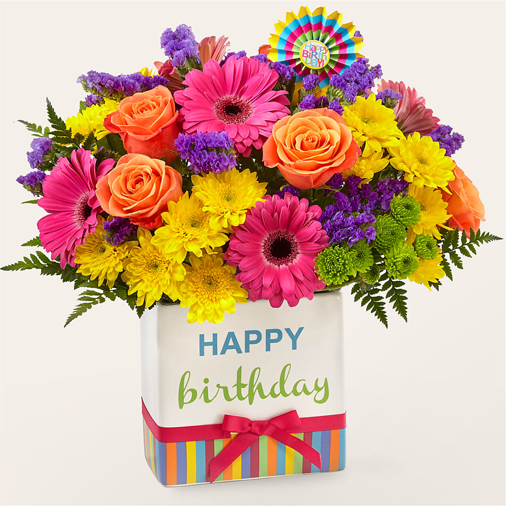 Birthday Brights Bouquet – Vanessa Florist Corp, Brooklyn NY