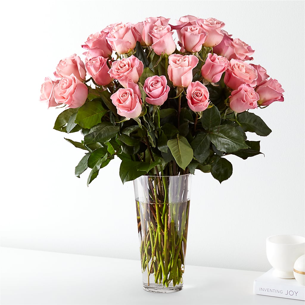 Long Stem Pink Rose Bouquet – Vanessa Florist Corp, Brooklyn NY