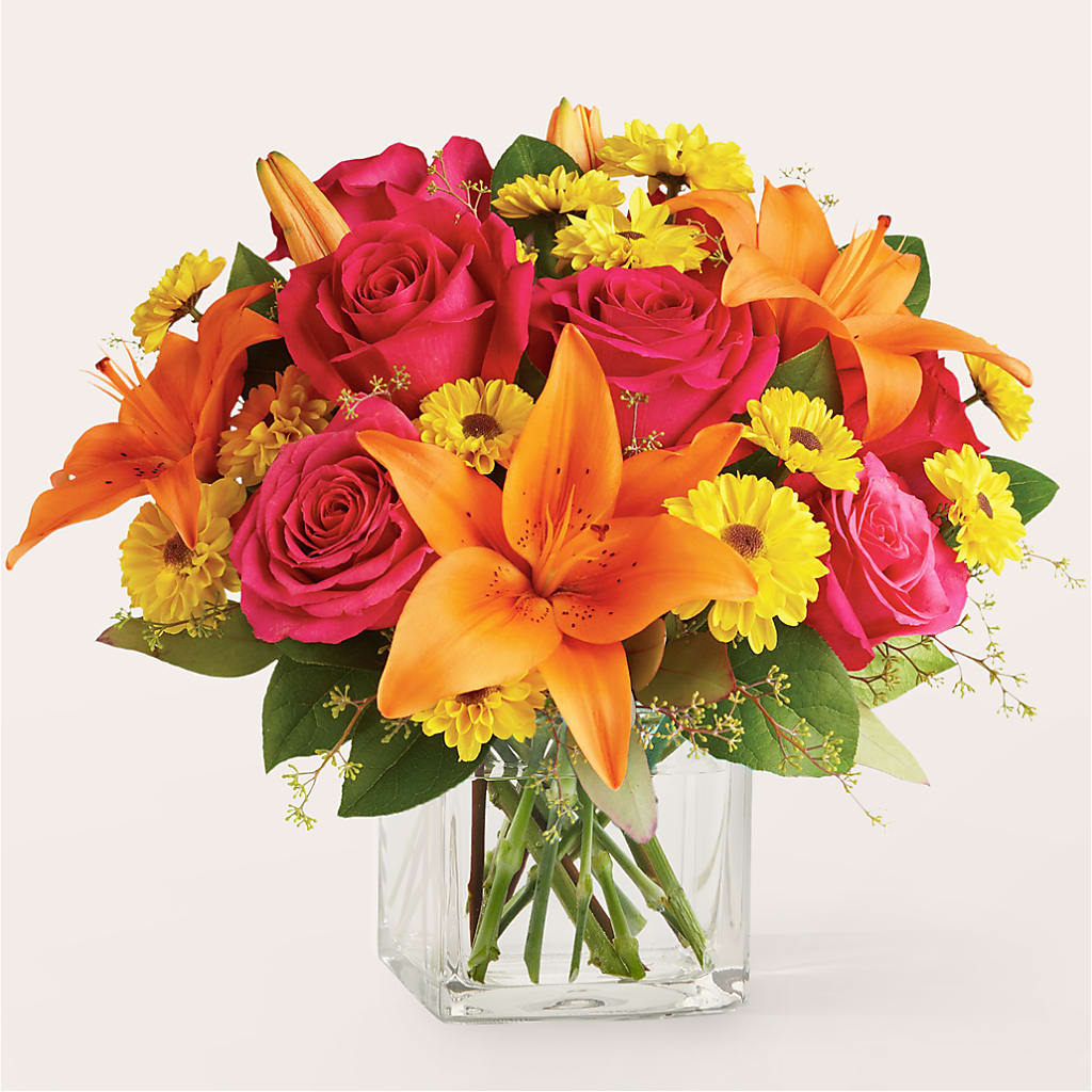 Neon Lights Bouquet – Vanessa Florist Corp, Brooklyn NY