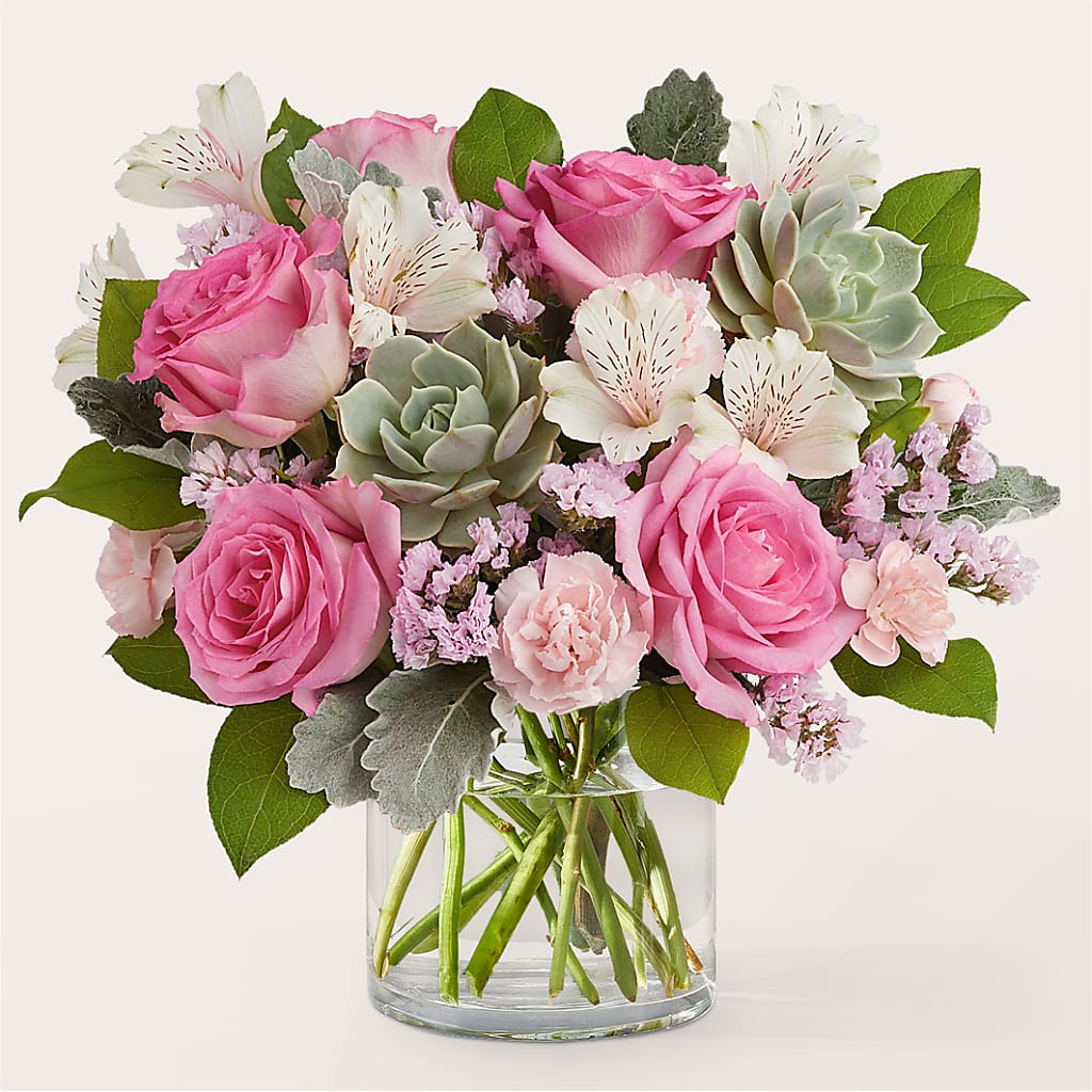 Dusty Rose Bouquet – Vanessa Florist Corp, Brooklyn NY