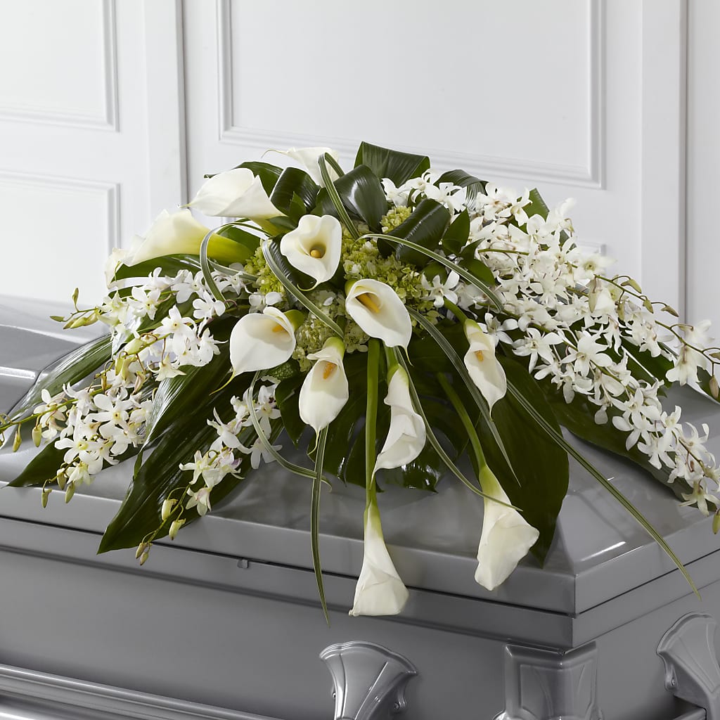 Angel Wings Casket Spray – Vanessa Florist Corp, Brooklyn NY