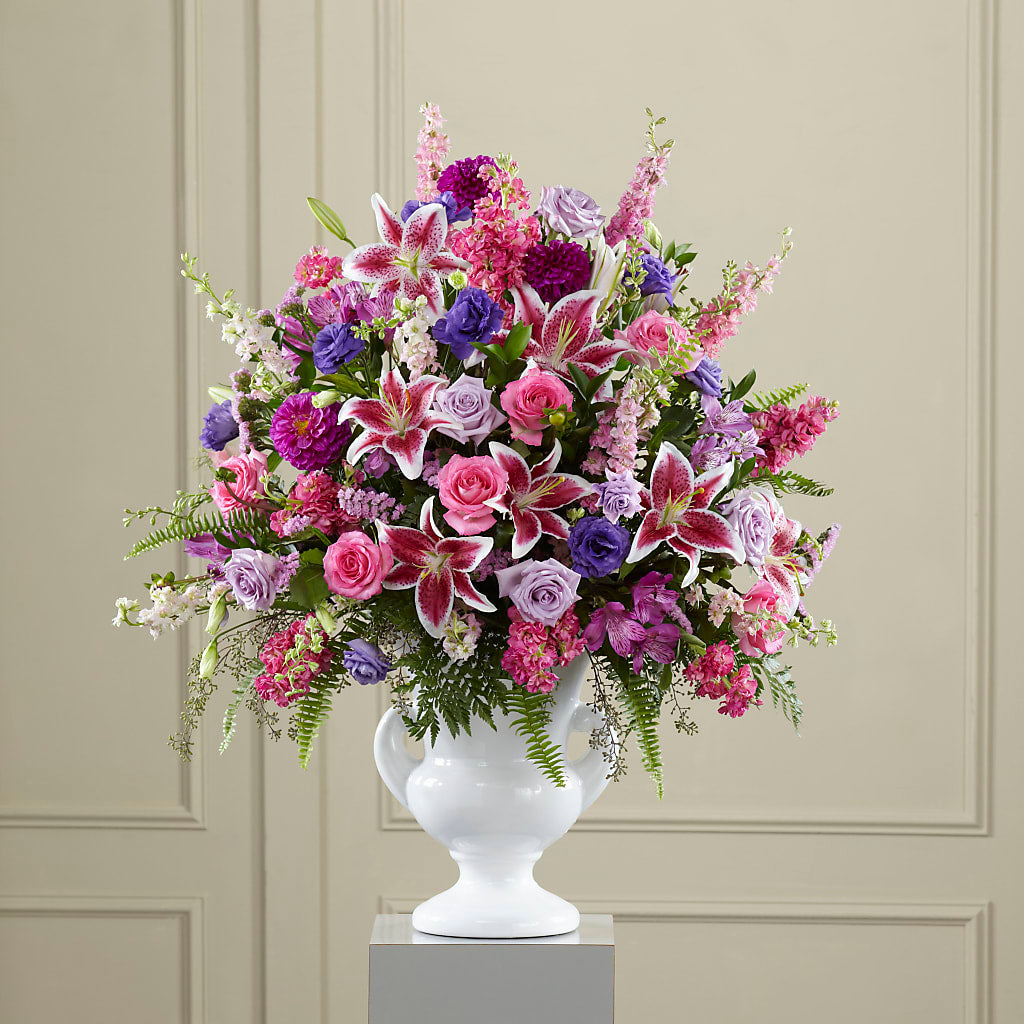 Peaceful Tribute Arrangement – Vanessa Florist Corp, Brooklyn NY