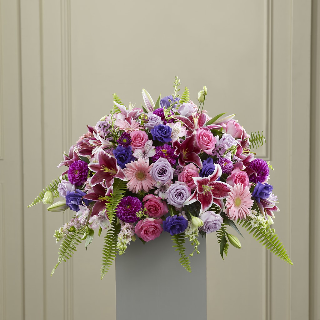 Fare Thee Well Pedestal – Vanessa Florist Corp, Brooklyn NY