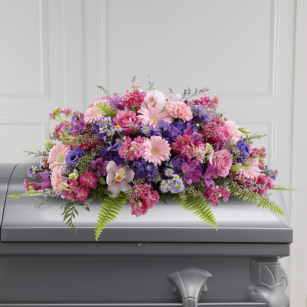 Glorious Garden Casket Spray – Vanessa Florist Corp, Brooklyn NY