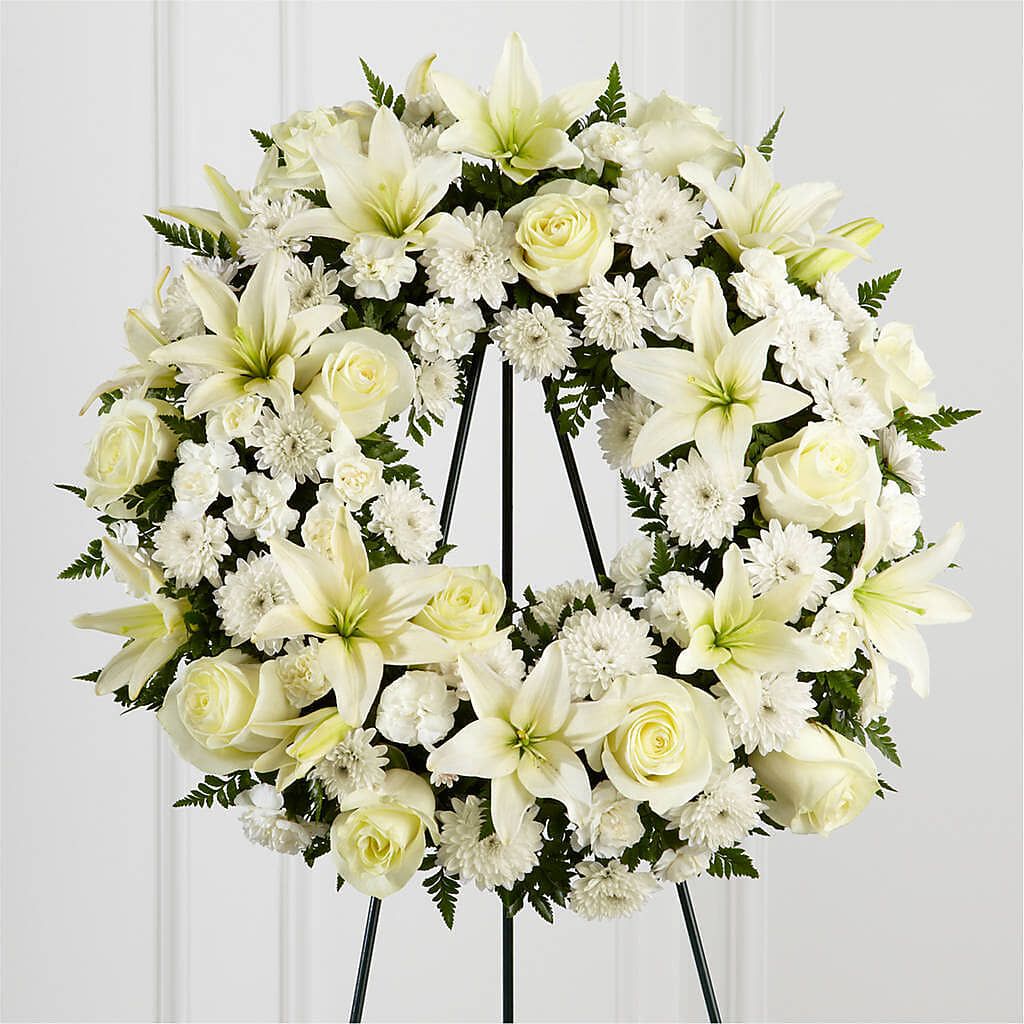 Treasured Tribute Wreath – Vanessa Florist Corp, Brooklyn NY
