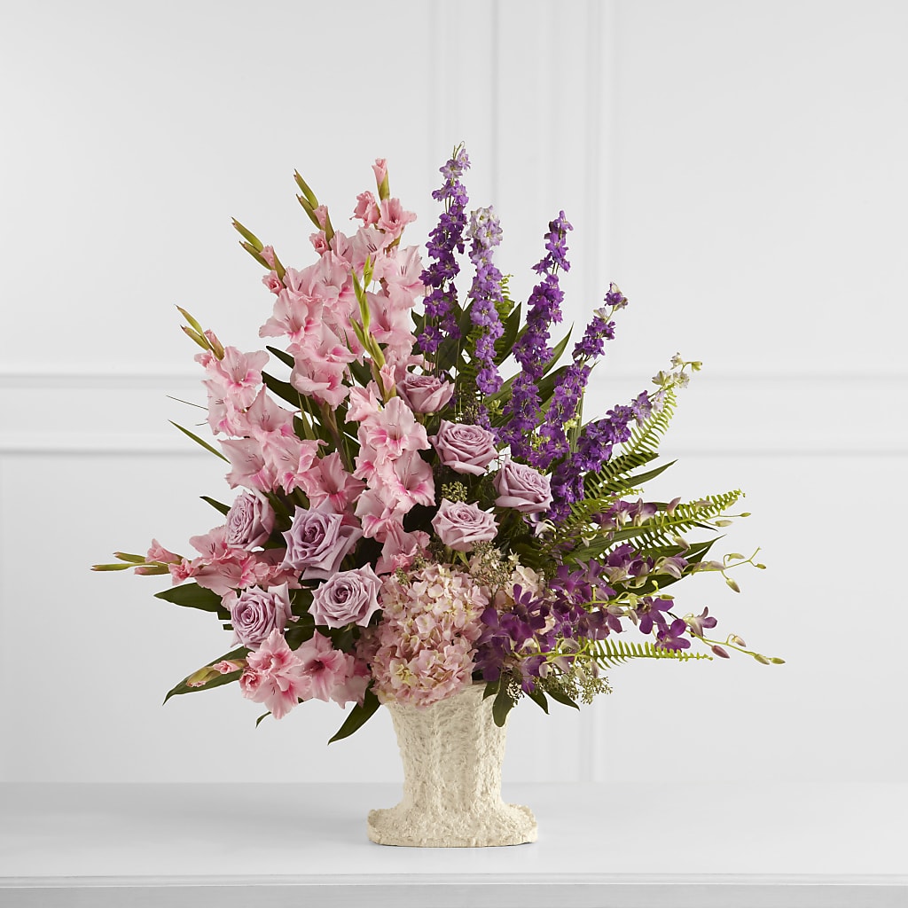 Flowing Garden Arrangement – Vanessa Florist Corp, Brooklyn NY