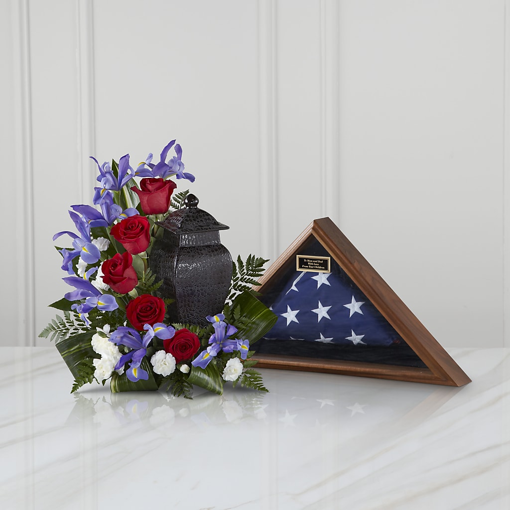Patriotic Tribute Arrangement – Vanessa Florist Corp, Brooklyn NY