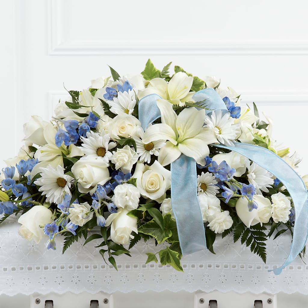 Tender Treasure Casket Spray – Vanessa Florist Corp, Brooklyn NY