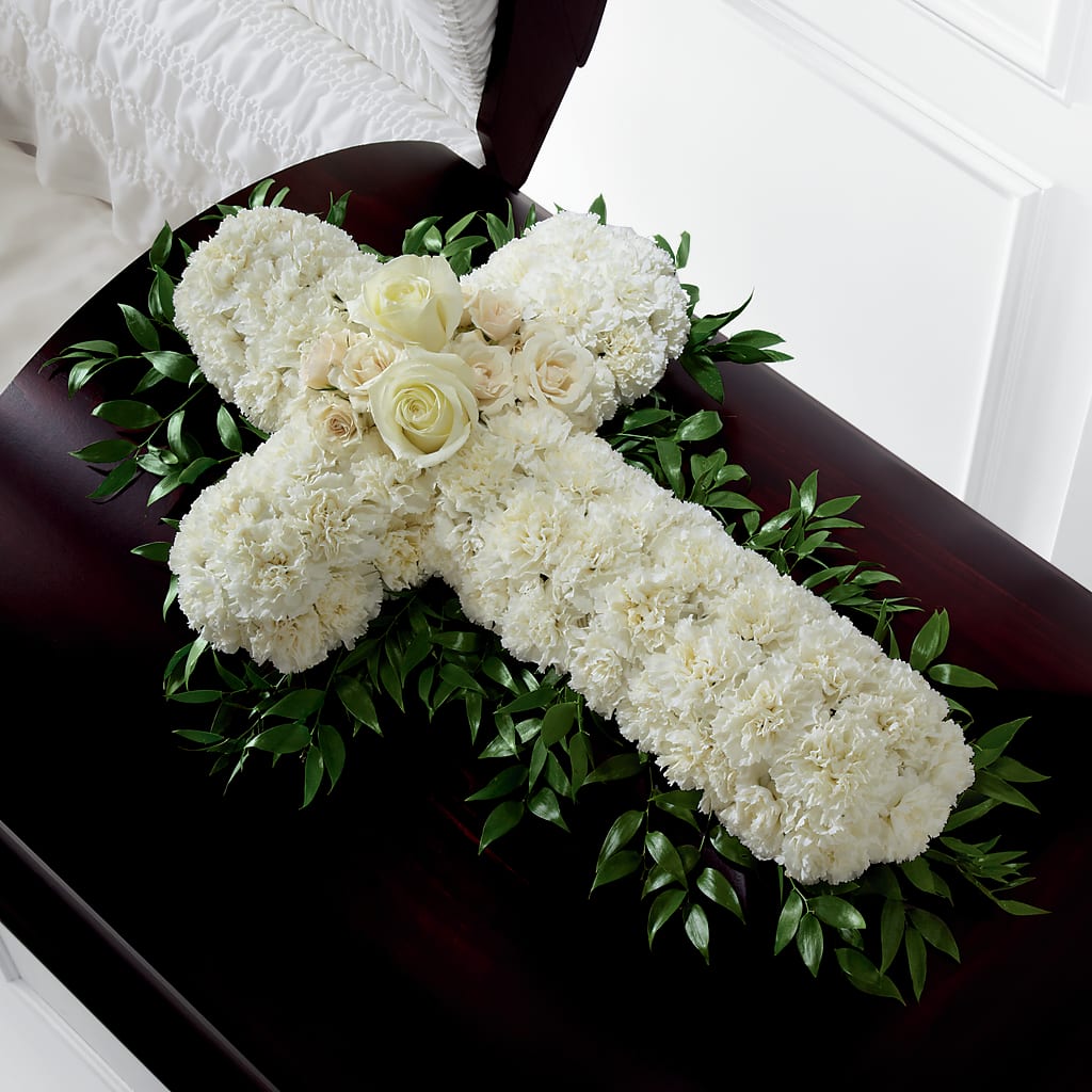 Peaceful Memories Casket Spray (Standard) – Vanessa Florist Corp, Brooklyn NY