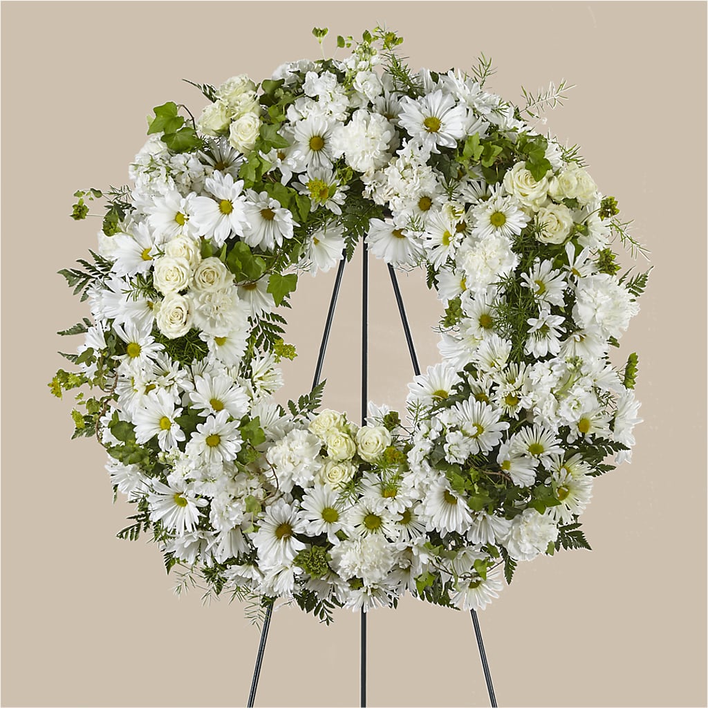 Faithful Wishes Wreath – Vanessa Florist Corp, Brooklyn NY
