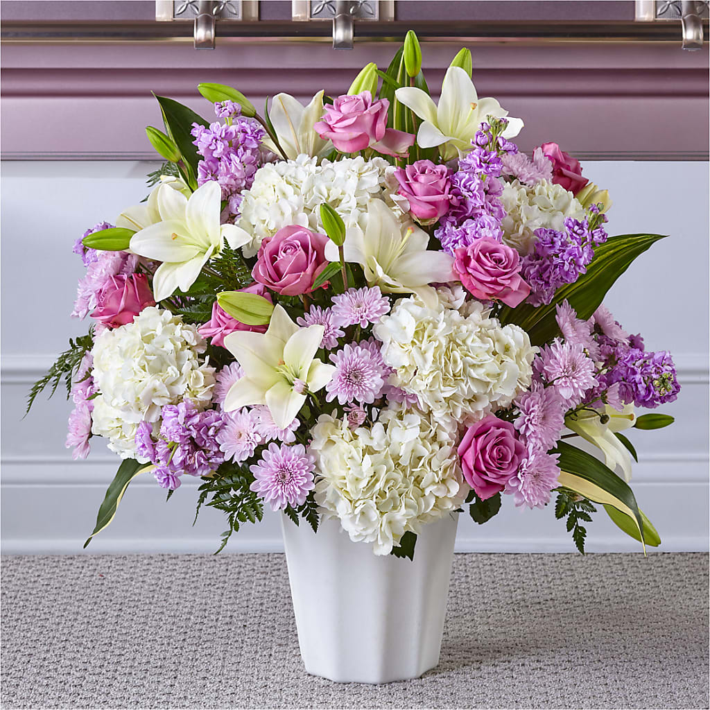Heaven Sent Floor Basket – Vanessa Florist Corp, Brooklyn NY