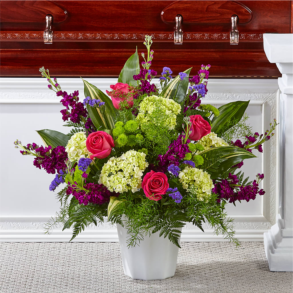 Beautiful Horizons Floor Basket – Vanessa Florist Corp, Brooklyn NY