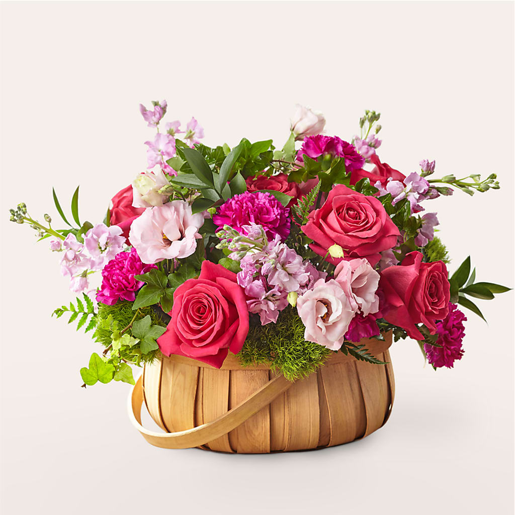 Radiance in Bloom Basket – Vanessa Florist Corp, Brooklyn NY
