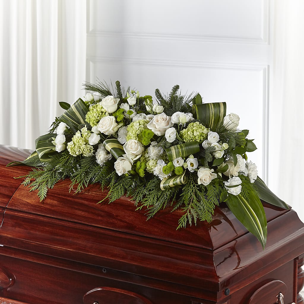 Hopeful Gesture Casket Spray – Vanessa Florist Corp, Brooklyn NY
