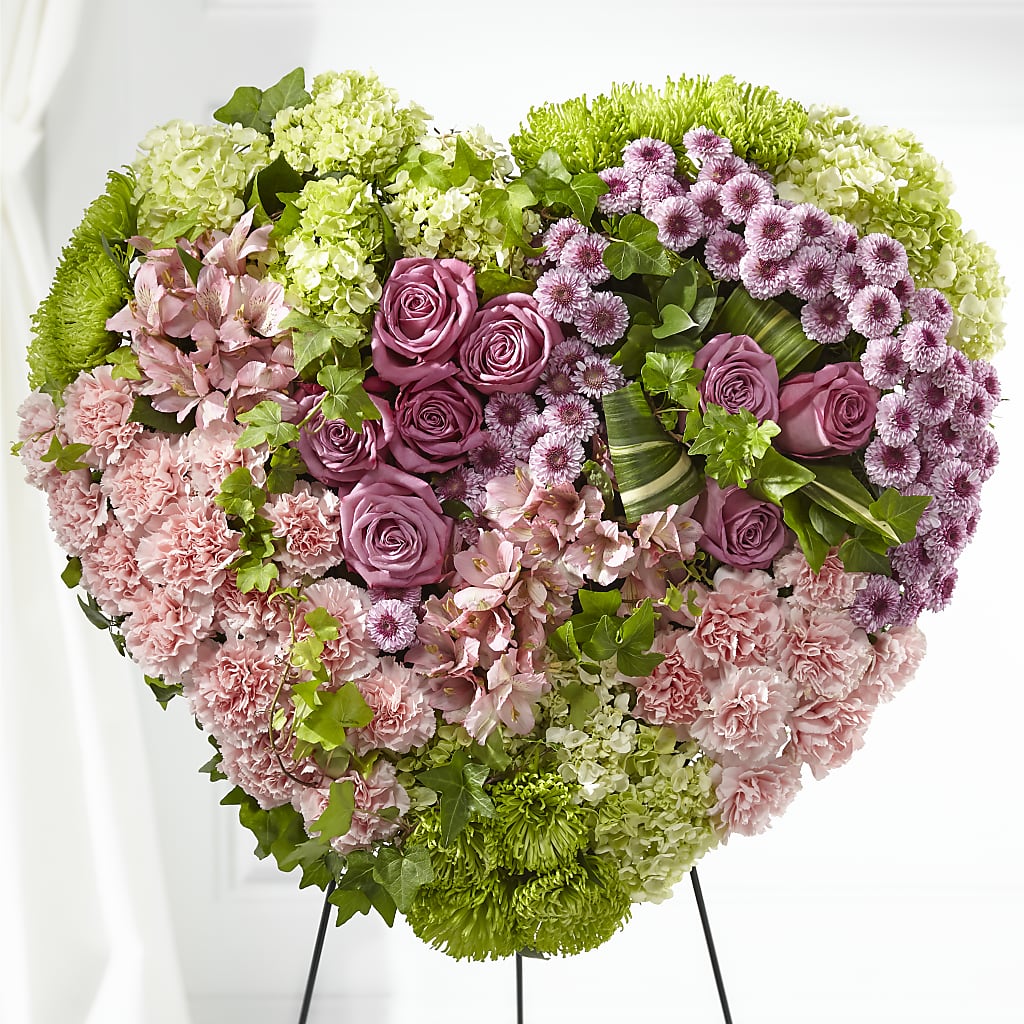 Heartwarming Standing Heart – Vanessa Florist Corp, Brooklyn NY