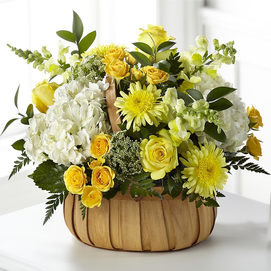 Rustic Remembrance Basket – Vanessa Florist Corp, Brooklyn NY