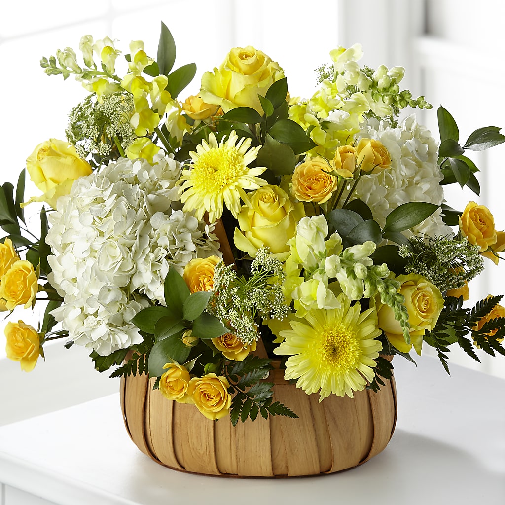 Rustic Remembrance Basket – Vanessa Florist Corp, Brooklyn NY