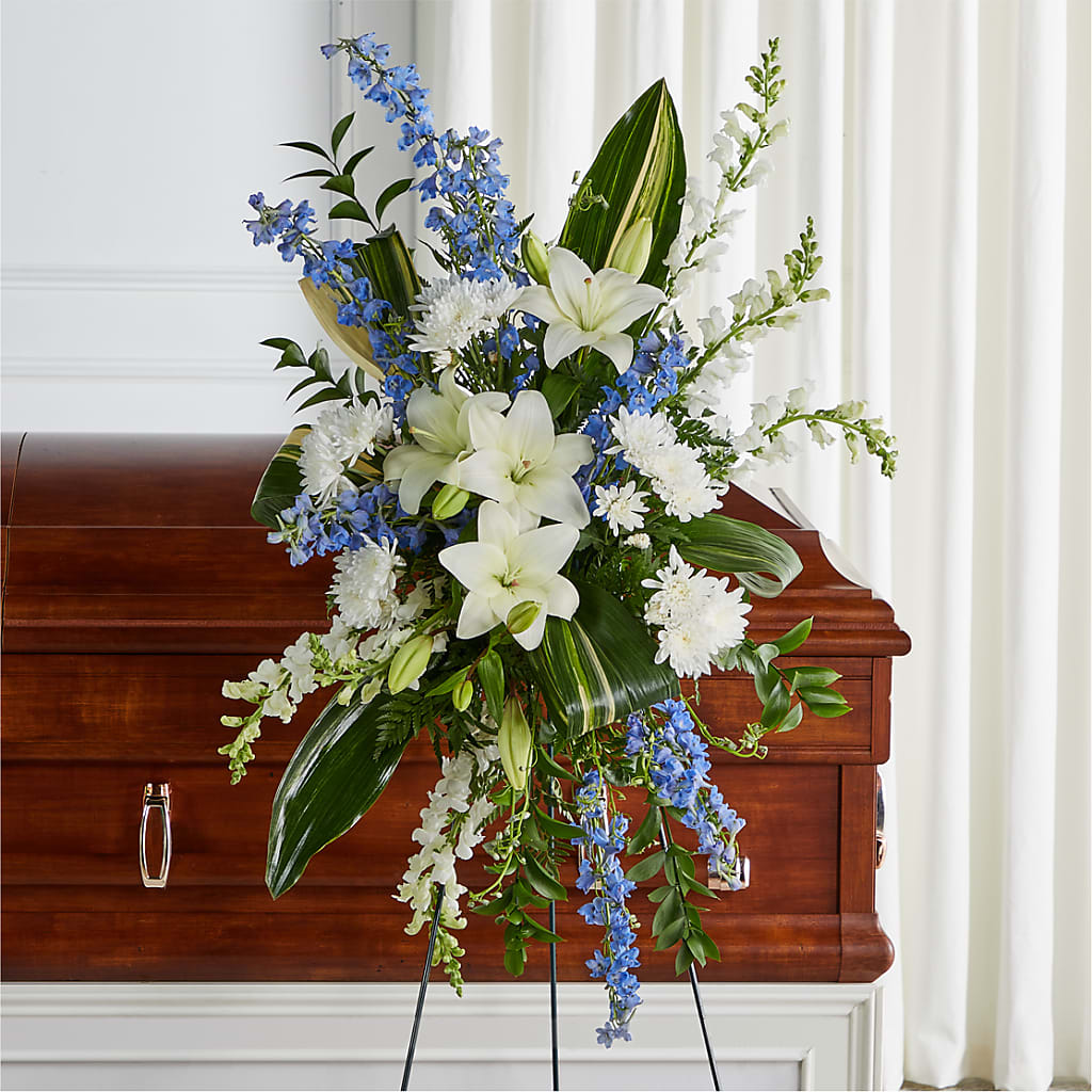 Eternal Impressions Standing Spray – Vanessa Florist Corp, Brooklyn NY