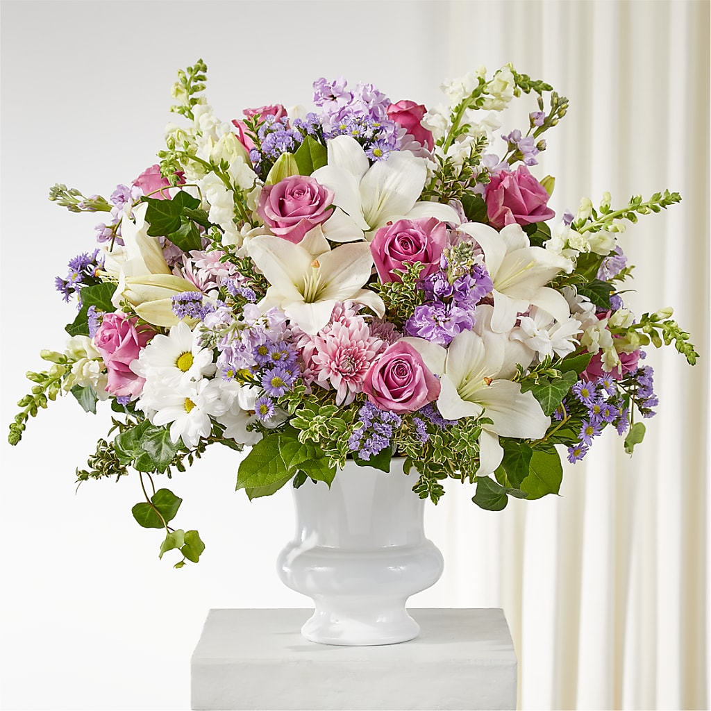 Remarkable Life Urn Arrangement – Vanessa Florist Corp, Brooklyn NY