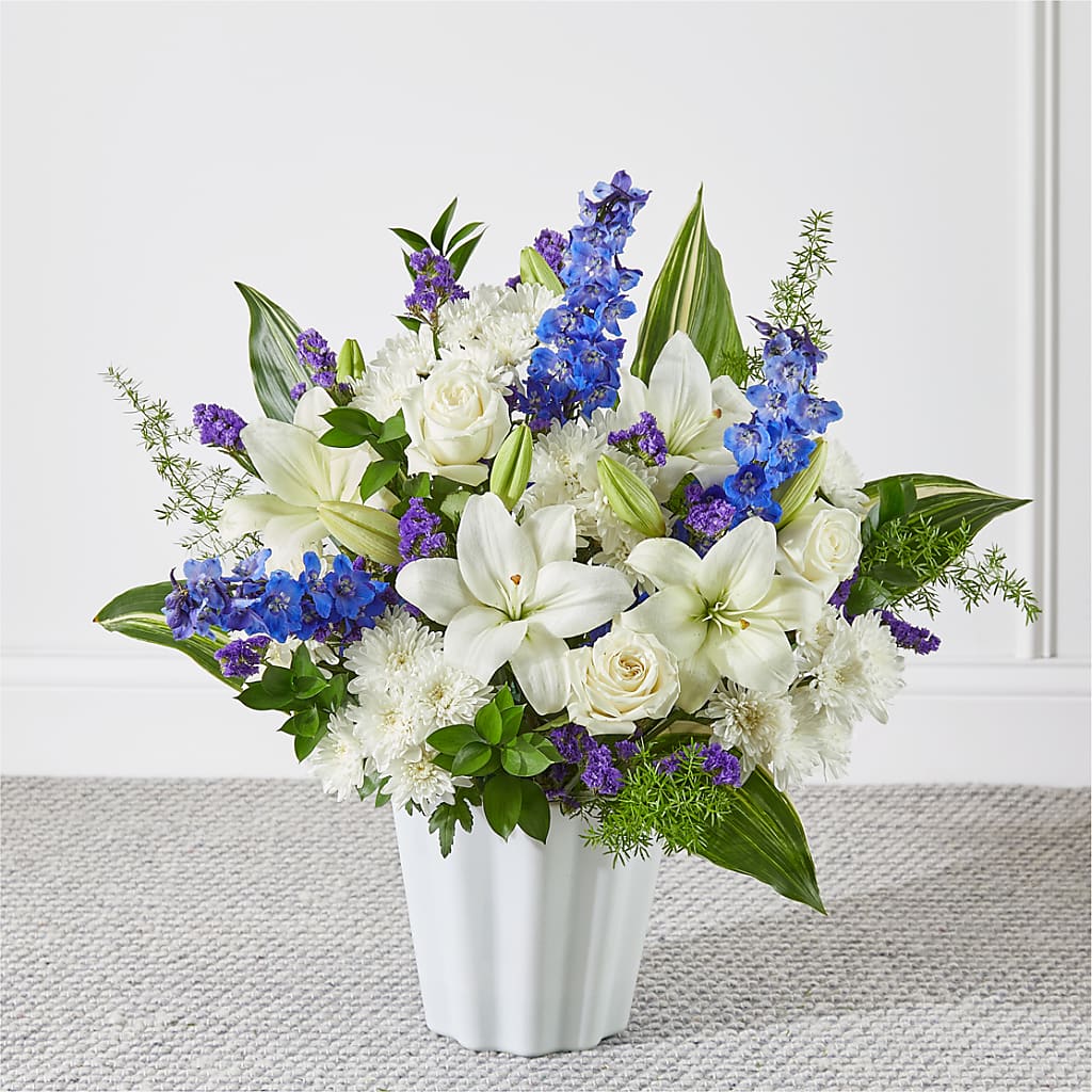 Take Comfort Floor Basket – Vanessa Florist Corp, Brooklyn NY