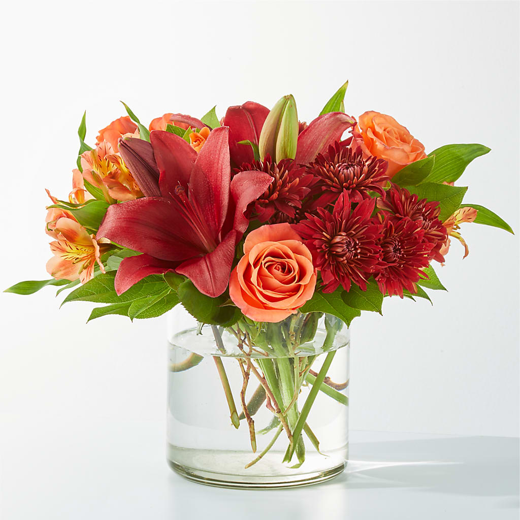 Crimson Leaves Bouquet – Vanessa Florist Corp, Brooklyn NY