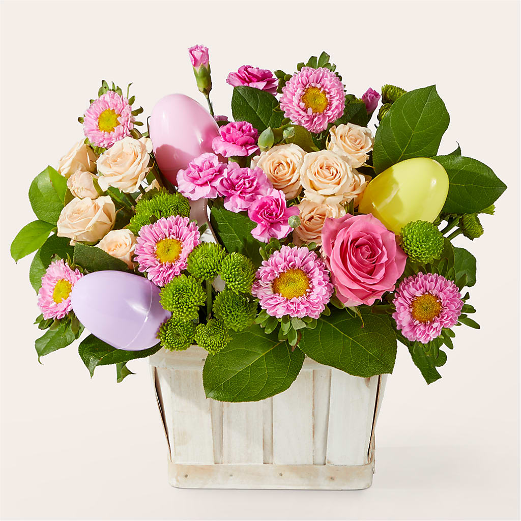 Get Eggcited Basket – Vanessa Florist Corp, Brooklyn NY