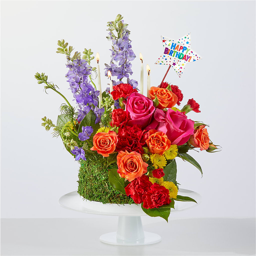 Best Year Yet Floral Cake – Vanessa Florist Corp, Brooklyn NY