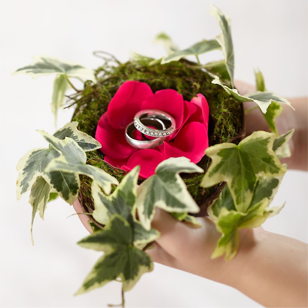 Lila Rose Ring Nest – Vanessa Florist Corp, Brooklyn NY