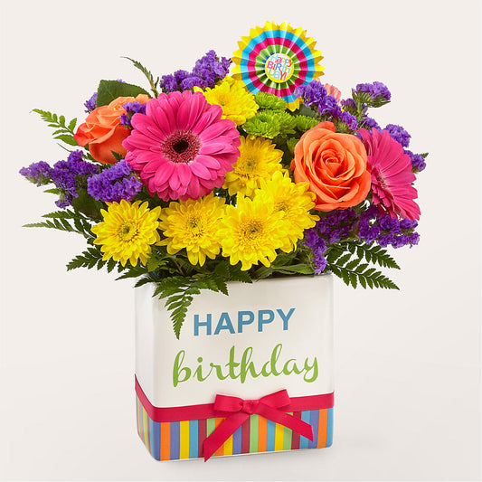 Birthday Brights Bouquet –  Vanessa Florist Corp, Brooklyn NY
