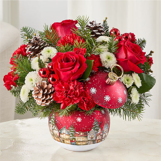 Christmas Carols Ornament –  Vanessa Florist Corp, Brooklyn NY