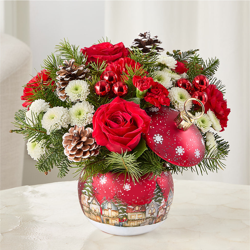 Christmas Carols Ornament –  Vanessa Florist Corp, Brooklyn NY