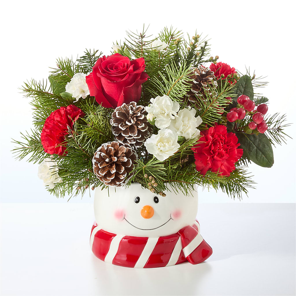Jolly Snowman Bouquet –  Vanessa Florist Corp, Brooklyn NY