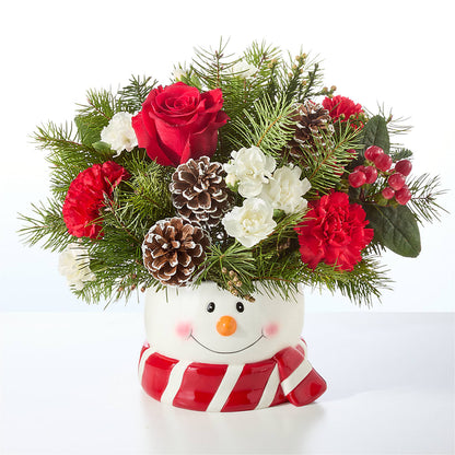 Jolly Snowman Bouquet –  Vanessa Florist Corp, Brooklyn NY