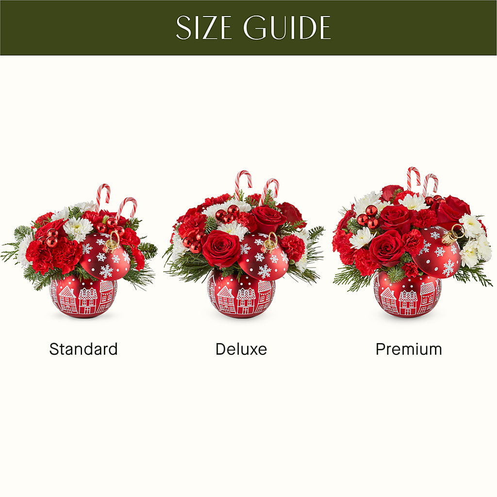 Cheer in the Air Ornament –  Vanessa Florist Corp, Brooklyn NY