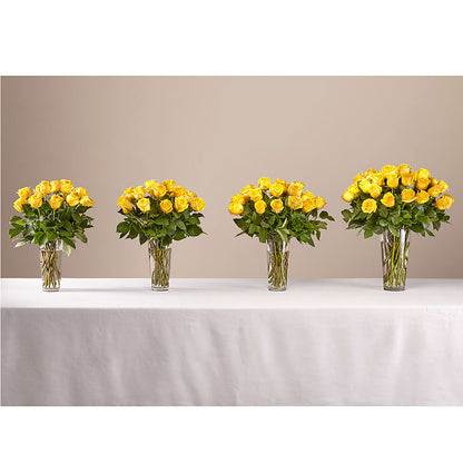 Long Stem Yellow Rose Bouquet –  Vanessa Florist Corp, Brooklyn NY