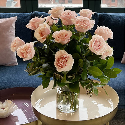 Long Stem Pink Rose Bouquet –  Vanessa Florist Corp, Brooklyn NY
