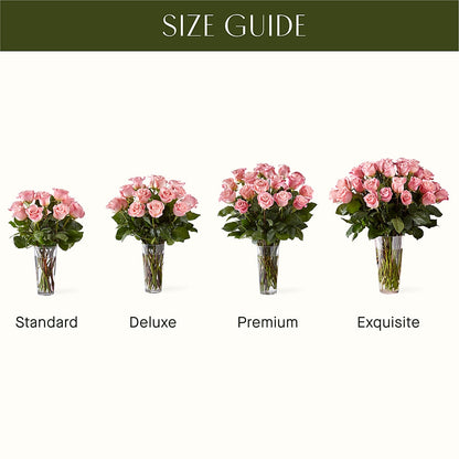 Long Stem Pink Rose Bouquet –  Vanessa Florist Corp, Brooklyn NY