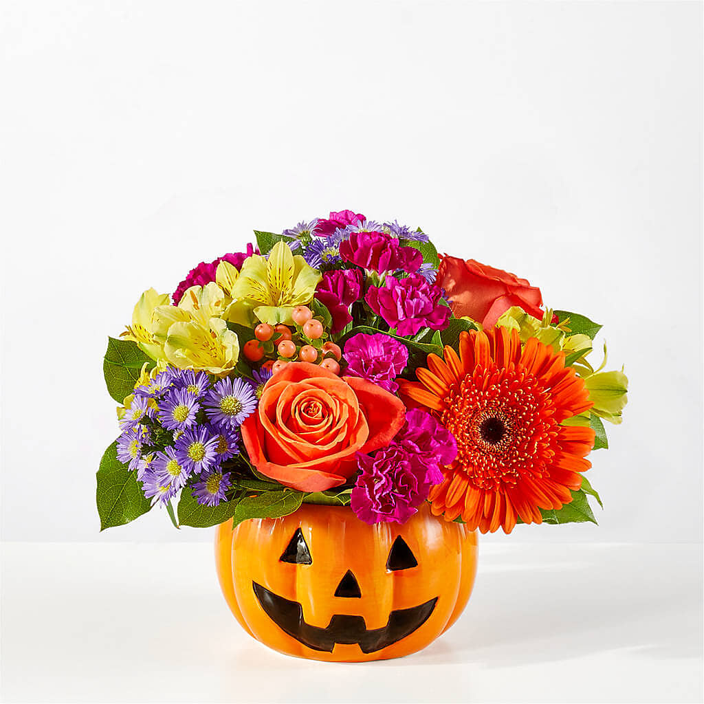 Tricks & Treats Pumpkin –  Vanessa Florist Corp, Brooklyn NY