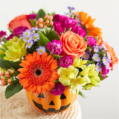 Tricks & Treats Pumpkin –  Vanessa Florist Corp, Brooklyn NY