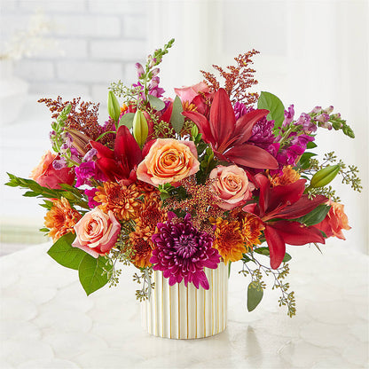Burgundy Landscape Bouquet –  Vanessa Florist Corp, Brooklyn NY