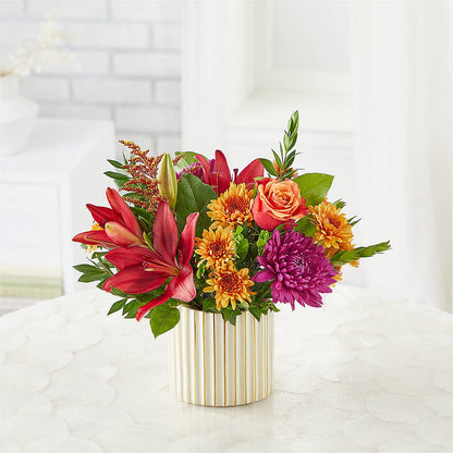 Burgundy Landscape Bouquet –  Vanessa Florist Corp, Brooklyn NY