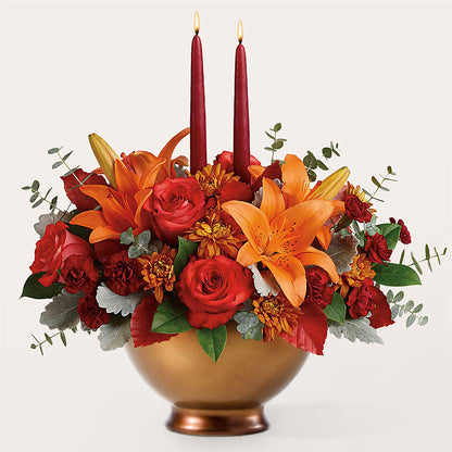 Fruits of Fall Centerpiece –  Vanessa Florist Corp, Brooklyn NY