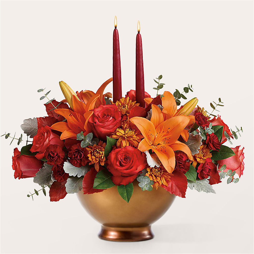 Fruits of Fall Centerpiece –  Vanessa Florist Corp, Brooklyn NY
