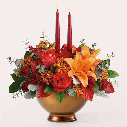 Fruits of Fall Centerpiece –  Vanessa Florist Corp, Brooklyn NY