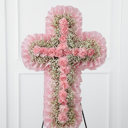 Angel's Cross Easel –  Vanessa Florist Corp, Brooklyn NY