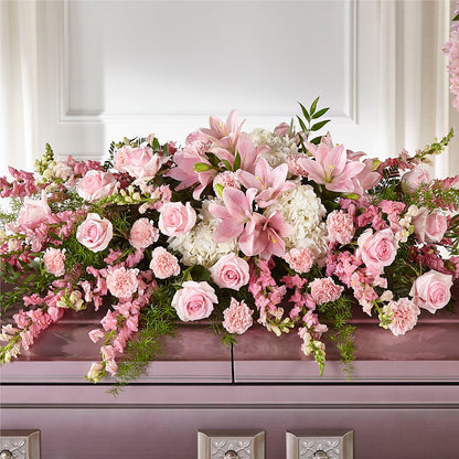 Life & Remembrance Casket Spray –  Vanessa Florist Corp, Brooklyn NY