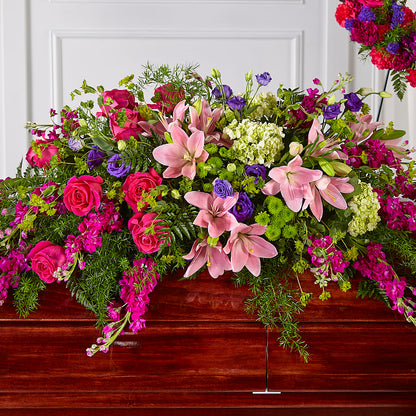 Radiant Tribute Casket Spray –  Vanessa Florist Corp, Brooklyn NY