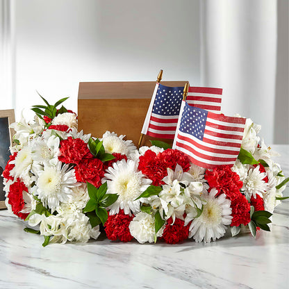 Spirit of Patriotism Cremation Adornment –  Vanessa Florist Corp, Brooklyn NY
