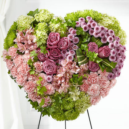 Heartwarming Standing Heart –  Vanessa Florist Corp, Brooklyn NY