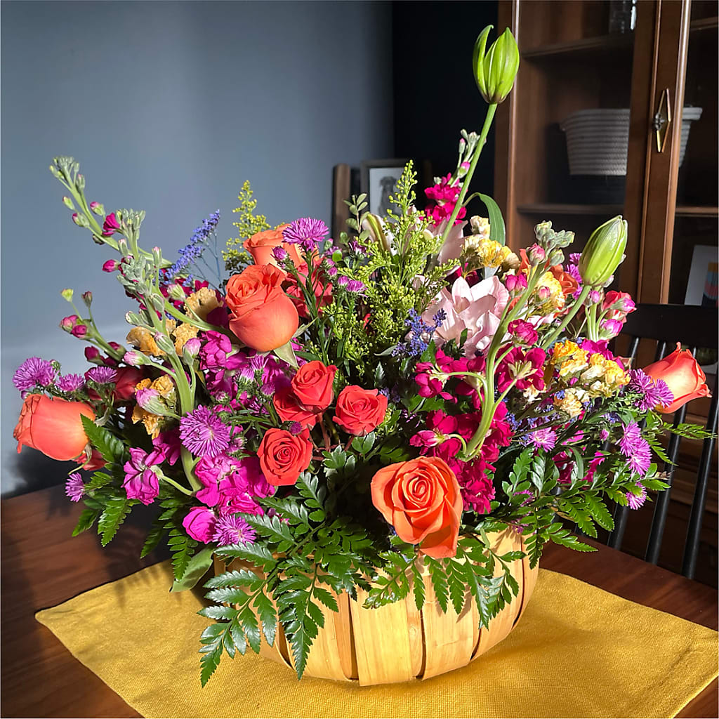 Garden of Life Basket –  Vanessa Florist Corp, Brooklyn NY